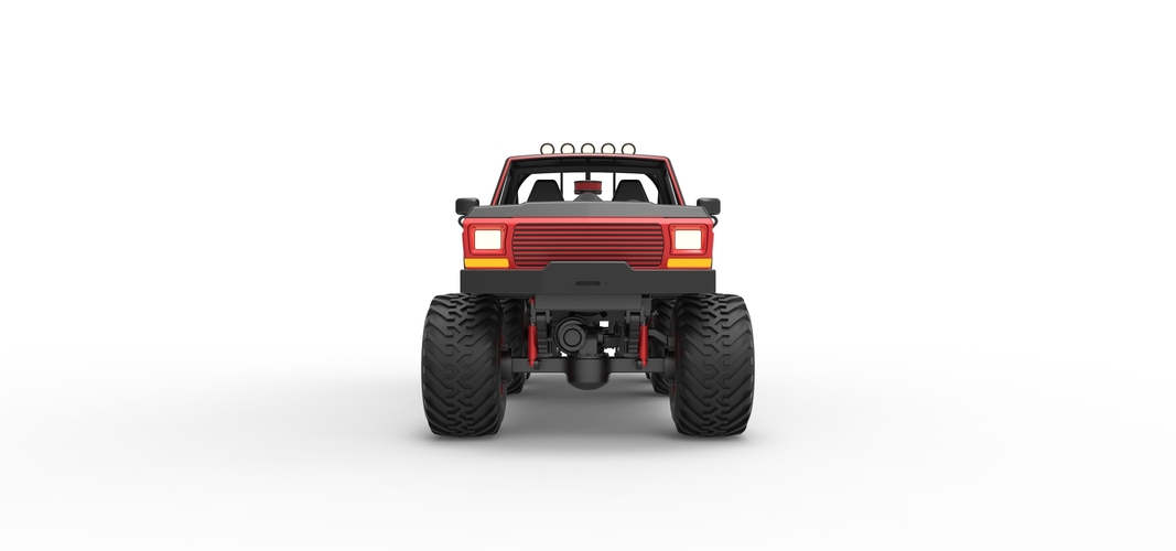 Monster Truck 6x6 concept Scale 1:25 3D Print 525895