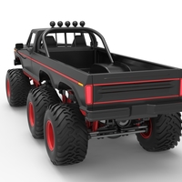 Monster Truck 6x6 concept Scale 1:25 - Thumbnail 14