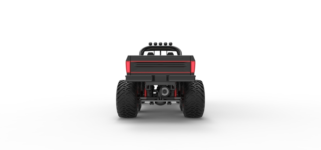 Monster Truck 6x6 concept Scale 1:25 3D Print 525904