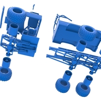 Monster Truck 6x6 concept Scale 1:25 - Thumbnail 20