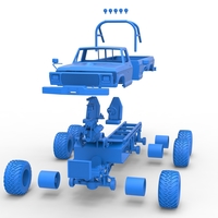 Monster Truck 6x6 concept Scale 1:25 - Thumbnail 21