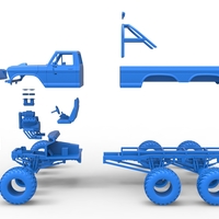 Monster Truck 6x6 concept Scale 1:25 - Thumbnail 22