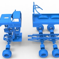 Monster Truck 6x6 concept Scale 1:25 - Thumbnail 23