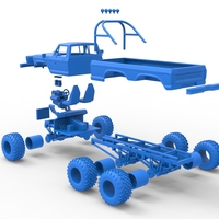 Monster Truck 6x6 concept Scale 1:25 - Thumbnail 24