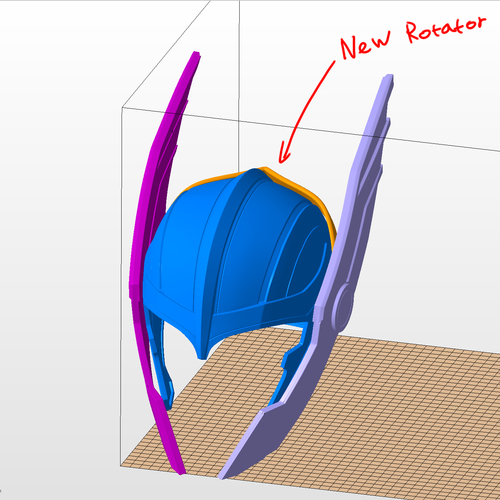 Thor Ragnarok Helmet 3D Model Ready to Print 3D Print 525919