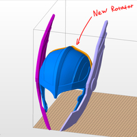 Thor Ragnarok Helmet 3D Model Ready to Print - Thumbnail 3