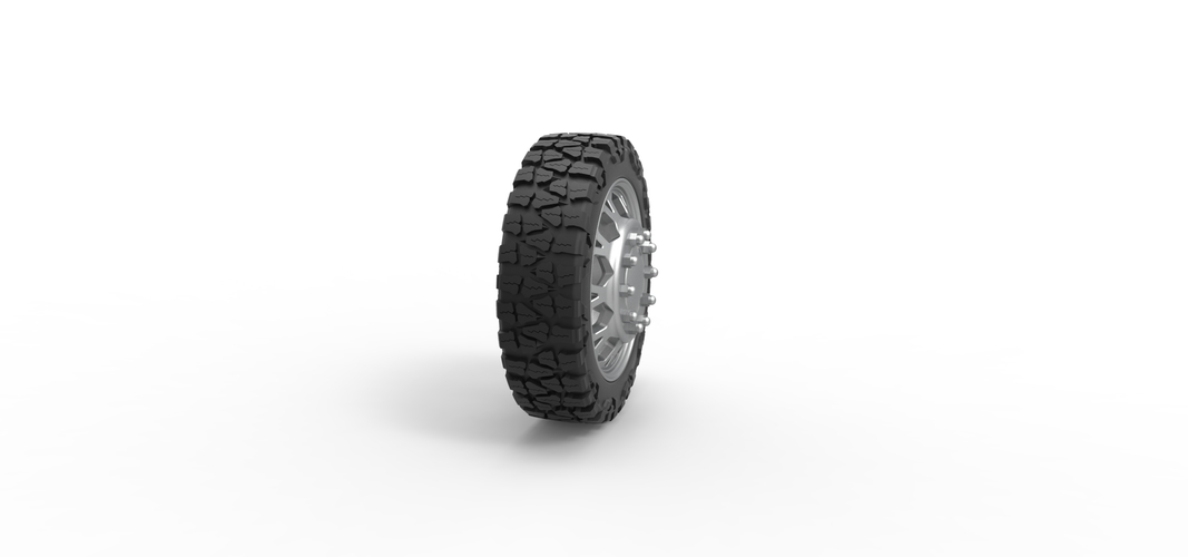 Front semi wheel for pickup Version 23 Scale 1:25 3D Print 525928