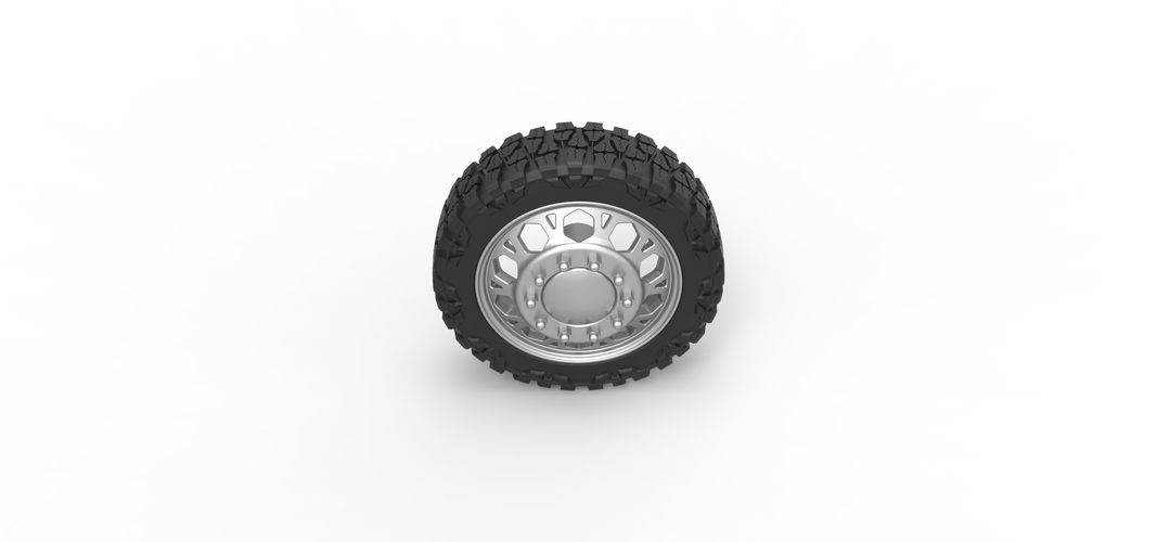 Front semi wheel for pickup Version 23 Scale 1:25 3D Print 525931