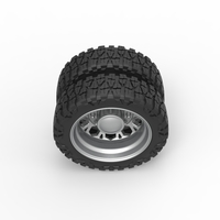 Rear semi wheel for pickup Version 23 Scale 1:25 - Thumbnail 6