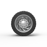 Rear semi wheel for pickup Version 24 Scale 1:25 - Thumbnail 5