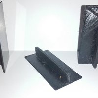 Small Universal T-shaped bracket  3D Printing 52599