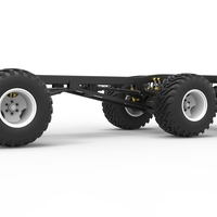 Chassis of 6x6 Monster Truck Scale 1:25 - Thumbnail 2