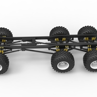 Chassis of 6x6 Monster Truck Scale 1:25 - Thumbnail 10