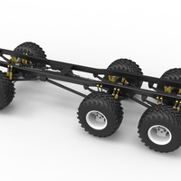 Chassis of 6x6 Monster Truck Scale 1:25 - Thumbnail 12