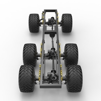 Chassis of 6x6 Monster Truck Scale 1:25 - Thumbnail 15