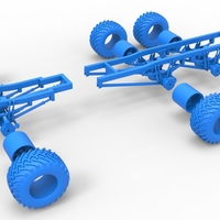 Chassis of 6x6 Monster Truck Scale 1:25 - Thumbnail 16