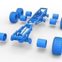 Chassis of 6x6 Monster Truck Scale 1:25 - Thumbnail 18