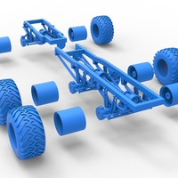 Chassis of 6x6 Monster Truck Scale 1:25 - Thumbnail 20