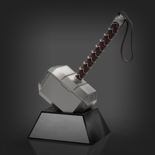 Thor Hammer 3D Model Ready to Print 3D Print 526095