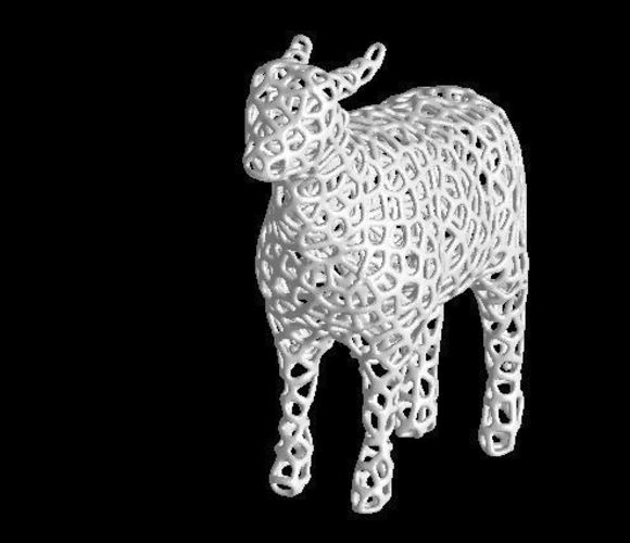 voronoi lamb 3D Print 52616