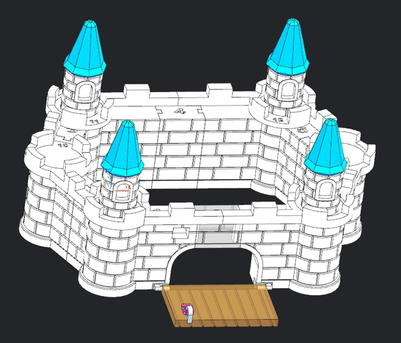 castle 3 3D Print 5262