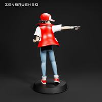 RED - POKEMON 3D PRINTING MODEL STL - Thumbnail 2