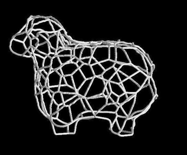 voronoi sheep 3D Print 52623