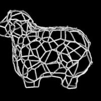 Small voronoi sheep 3D Printing 52623