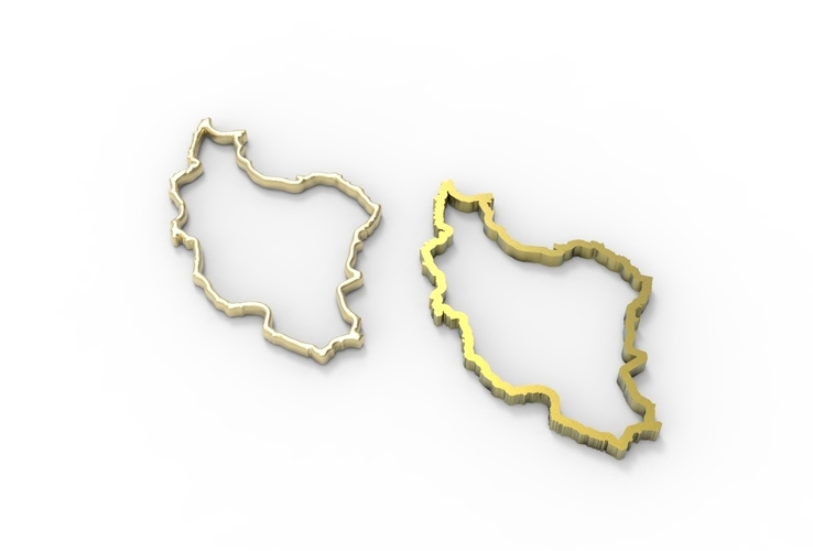 Iran pendant hollow 3D Print 526529