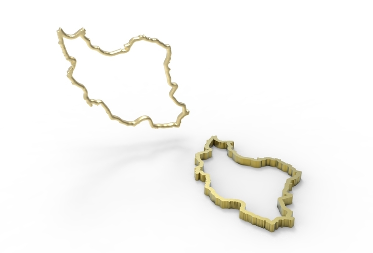 Iran pendant hollow 3D Print 526531
