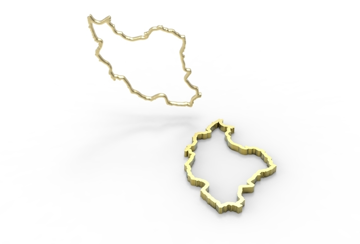 Iran pendant hollow 3D Print 526535