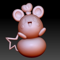 AZURILL POKEMON WITH LITTLE HEART - FANART - Thumbnail 4