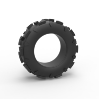 Small Diecast offroad tire 81 Scale 1:25 3D Printing 526578