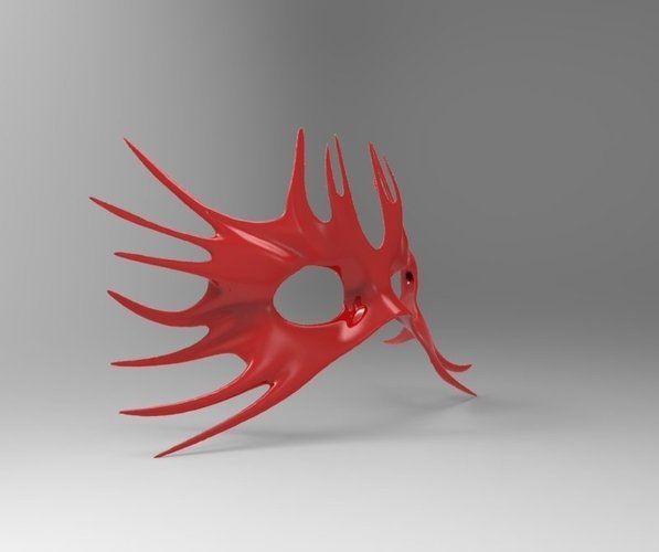 Masquerade Mask Sea "Ursula" 3D Print 52658