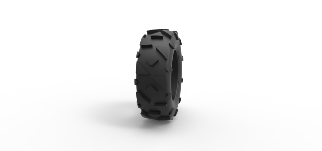 Diecast offroad tire 81 Scale 1:25 3D Print 526580