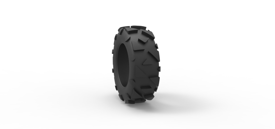 Diecast offroad tire 81 Scale 1:25 3D Print 526585