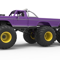 Monster Truck 6x6 concept Version 2 Scale 1:25 - Thumbnail 2