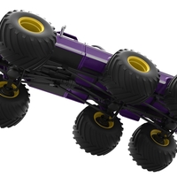 Monster Truck 6x6 concept Version 2 Scale 1:25 - Thumbnail 3