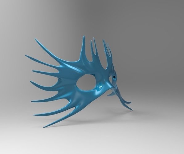 Masquerade Mask Sea "Ursula" 3D Print 52659