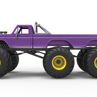 Monster Truck 6x6 concept Version 2 Scale 1:25 - Thumbnail 9