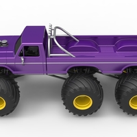 Monster Truck 6x6 concept Version 2 Scale 1:25 - Thumbnail 10