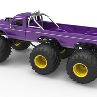 Monster Truck 6x6 concept Version 2 Scale 1:25 - Thumbnail 12