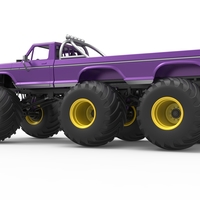 Monster Truck 6x6 concept Version 2 Scale 1:25 - Thumbnail 13