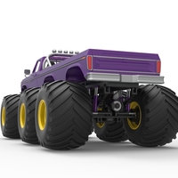 Monster Truck 6x6 concept Version 2 Scale 1:25 - Thumbnail 15