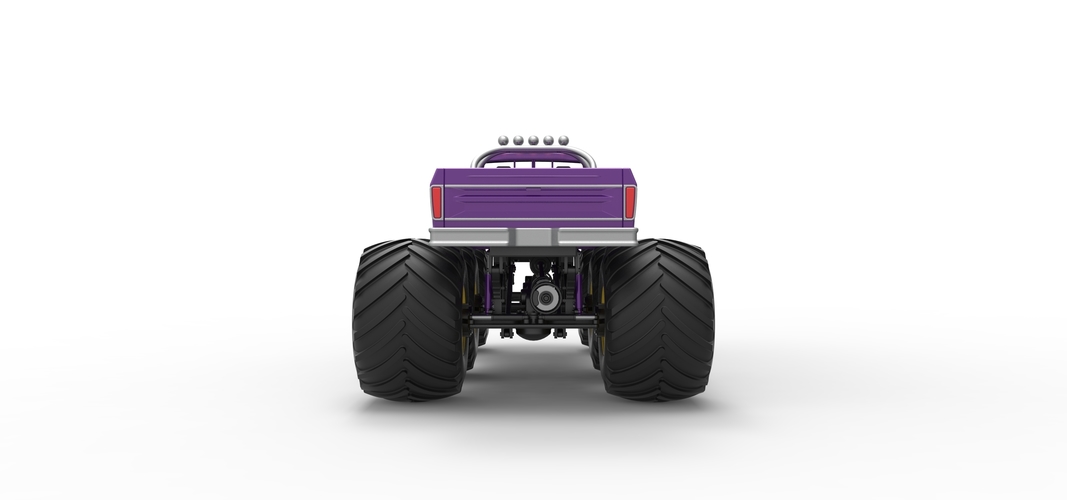 Monster Truck 6x6 concept Version 2 Scale 1:25 3D Print 526601