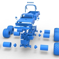 Monster Truck 6x6 concept Version 2 Scale 1:25 - Thumbnail 21
