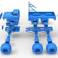 Monster Truck 6x6 concept Version 2 Scale 1:25 - Thumbnail 23