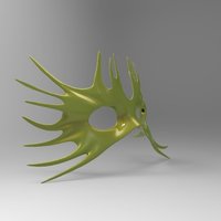 Masquerade Mask Sea "Ursula" - Thumbnail 4