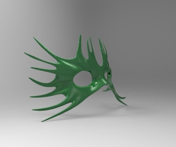 Masquerade Mask Sea "Ursula" 3D Print 52662