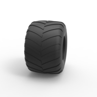 Monster Jam tire 28 Scale 1:25 - Thumbnail 3